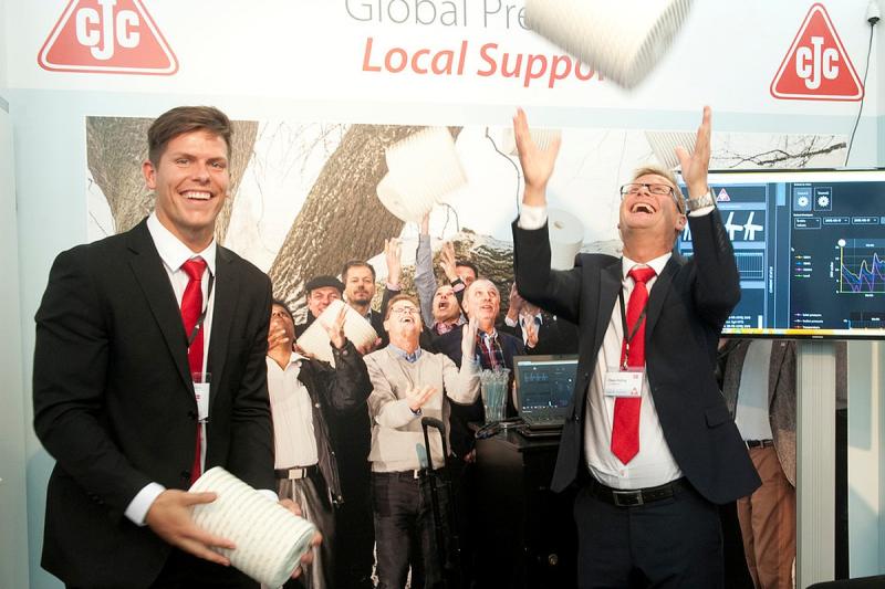 Zufriedene Aussteller bei der HUSUM Wind | © Messe Husum & Congress